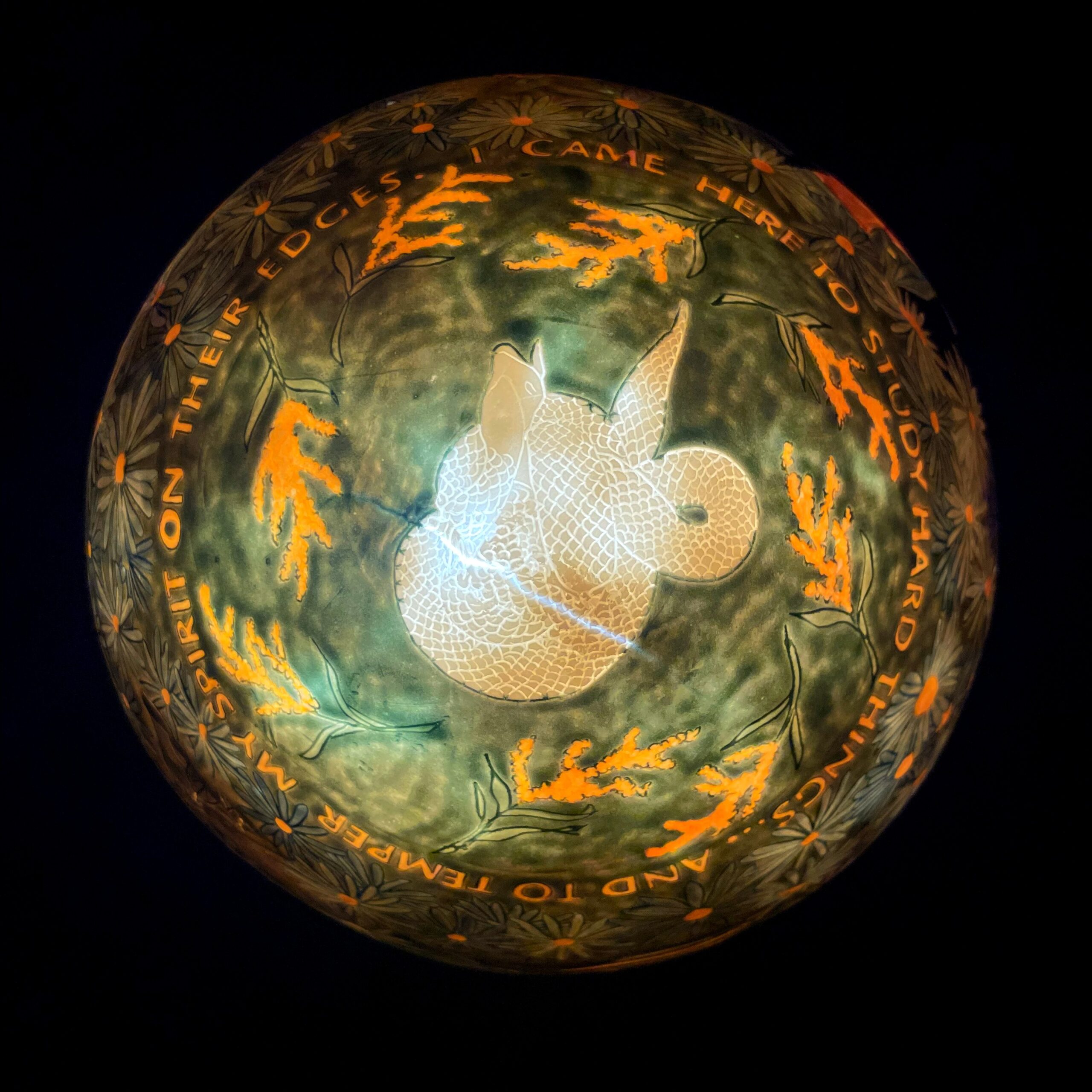 Annie Dillard Aster (Side D). Translucent porcelain. 16”x12”x12”. 2025.